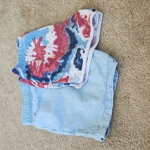 Set of 2 girls shorts